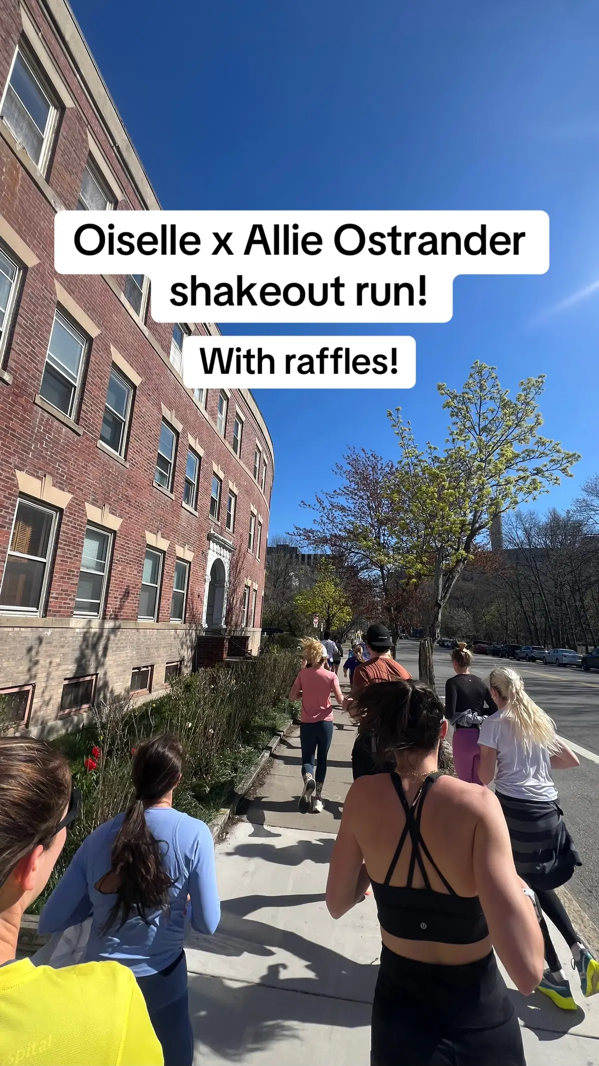 Good luck to all the runners!! #boston #bostonmarathon #run #Running #runner #shakeoutrun #oiselle #runclub @Fly Oiselle @allie__ostrander 