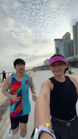 disregarding the pace, just running to discover a new country—TOGETHER! #couplegoals #dateideas #runningdate #runner #hk #runph #coupletok 