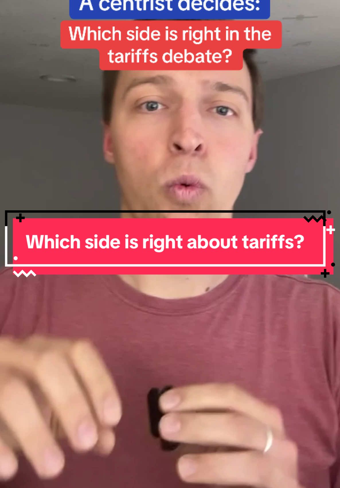 Edit: guys, thank you so much for the pushback on this video. So often I feel like I’ve thought through everything and then you guys hop in with such great points.  I’d like to amend my conclusion on this one. I don’t think either side is “in the right” here. I think that Trump will accomplish his goal of getting fairer trade agreements and that needed to happen, but he did not have to throw the world economy into chaos and alienate our allies to do it. I think that targeted tariffs are a good idea, especially against China, but that they need to be an act of congress to actually work.  As always, I’m committed to correcting where I’m wrong, and so grateful to those of you who respectfully (or even disrespectfully) push back in the comments.  Which side is right about Trump’s tariffs?  What the Left is getting right 	1	Tariffs raise inflation 	2	Blanket tariffs alienate allies 	3	Tariffs could cause a recession What the Left is getting wrong 	1	Ignoring national security concerns 	2	Pretending tariffs never work 	3	Trump has no strategy What the Right is getting right 	1	Unfair practices need addressing 	2	Securing supply chains & national security 	3	We need manufacturing at home What the Right is getting wrong 	1	Tariffs make others pay 	2	Understanding economic fallout 	3	Straining key alliances Which side is more right?  Both sides have great points the other side is ignoring. But in this case, the right is probably more right because Trump is using these tariffs as a negotiating tool, not necessarily to bring manufacturing jobs home. However, I believe we do need to bring manufacturing home, and Trump’s tariffs are bad for this goal because:  	1	These tariffs are done by executive order, so they could change at any moment. Why would anyone bring manufacturing home when the tariffs could disappear overnight?  	2	Blanket tariffs are a bad idea. They need to be specific, preferably on China.  	3	We need an at-home investment strategy combined with tariffs to bring home manufacturing. 