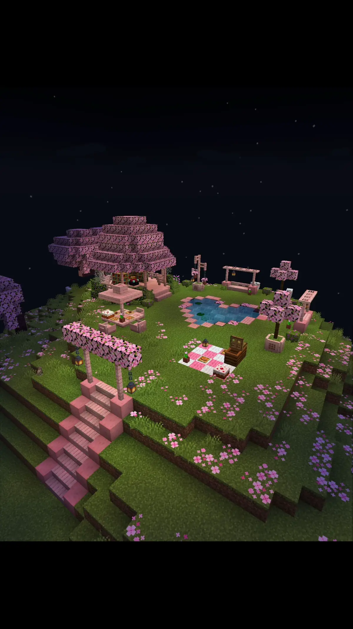 Lanterns + Cherry blossom = Minecraft dream🫶🏼🥹🩷 #cherryblossomcraft #cherryblossom #minecraftinspo #minecraftideas #cherryblossomminecraftideas #foruyou_page #cozybuilds #minecraftdecorations #cherrybiome #minecraftbuildideas 