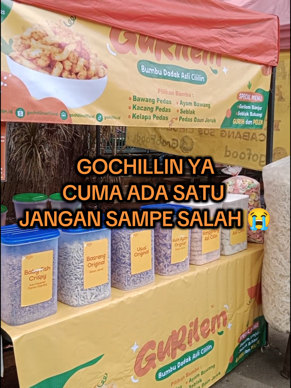 udah tau kan dimana? cuss atuh jajan kadarieu 🤟🤟🤟 #gurilembumbudadakgochillin #gurilembumbudadakcililin #gurilemcililin #gochillin #kulinercitarum 