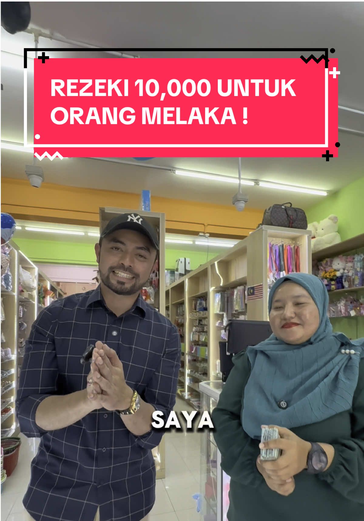 Tahniah kak@rasyidaramly_94 dpat rezeki 10,000 !🤩🤩 #kongsibersama #follower #menang #duit 
