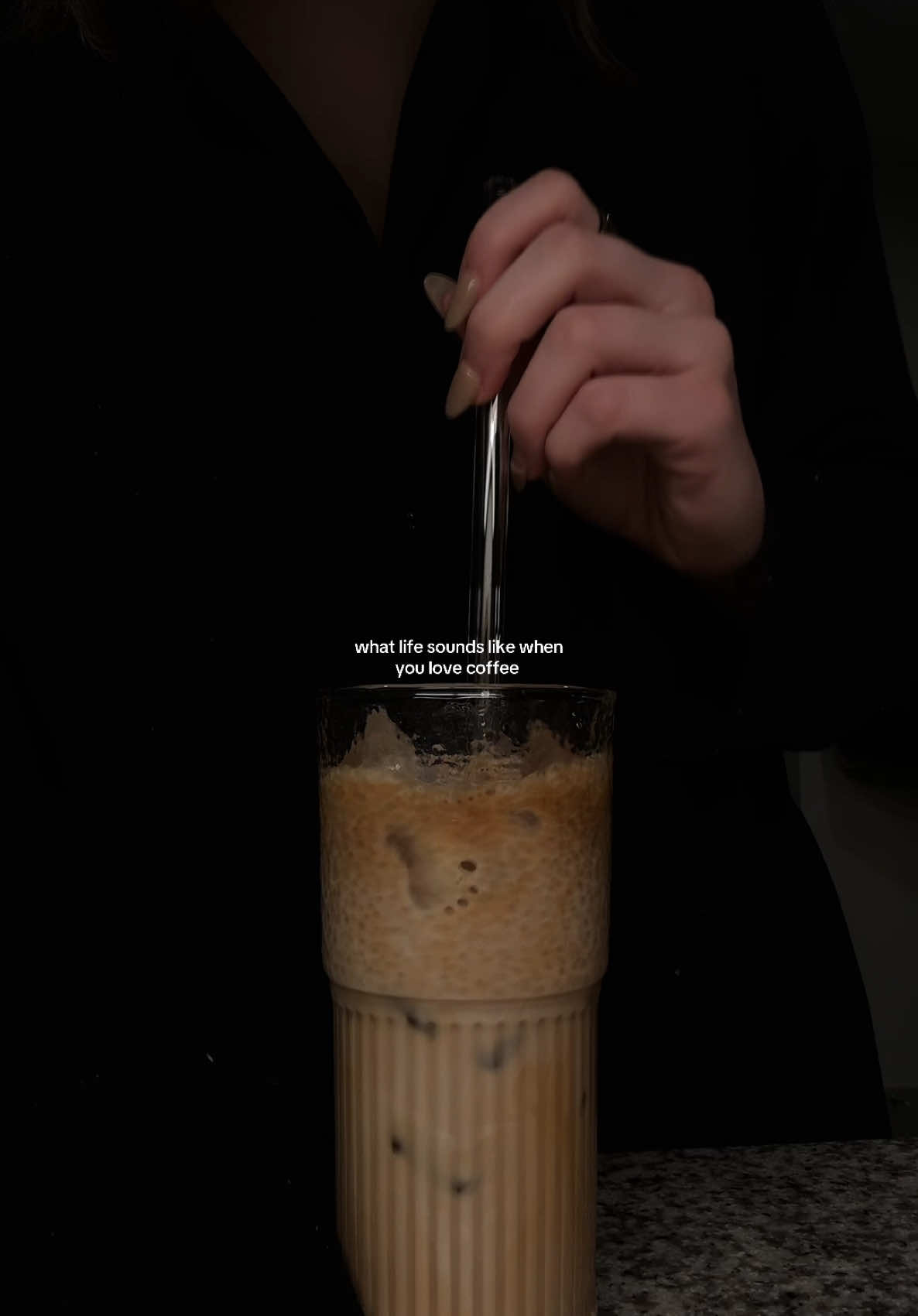 this is the best sound ever>>☕️☕️ #coffee #coffeetiktok #coffeetok #coffeelover #coffeerecipe #icedcoffee #icedcoffeeathome #icedcoffeecheck #fyp #neutral #neutralaesthetic #coffeetime 
