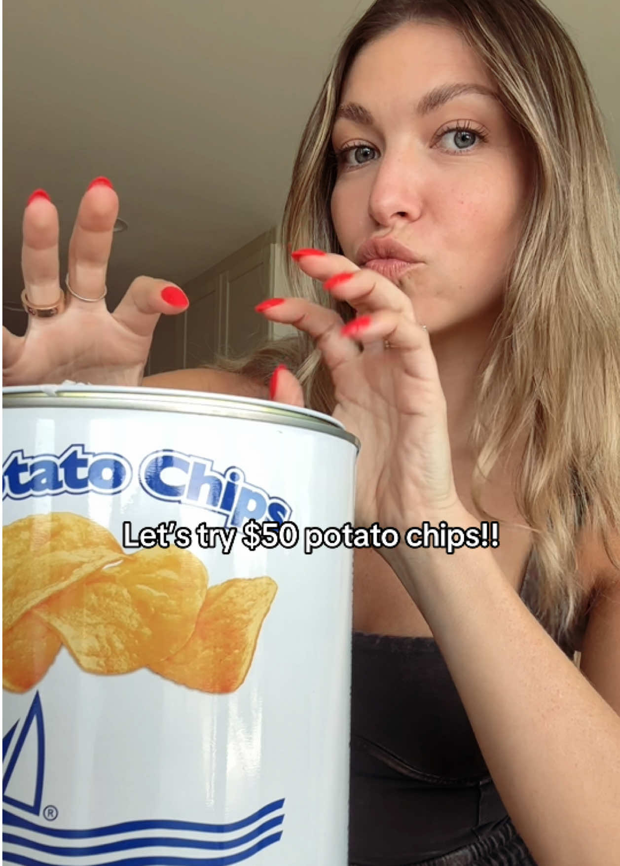 $50 potato chips !? Say less #tastereview #potatochips #foodreview 