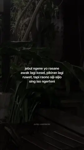 kabeh tak rasakne dewe #storyjowo #jawaaesthetic #jowostory 