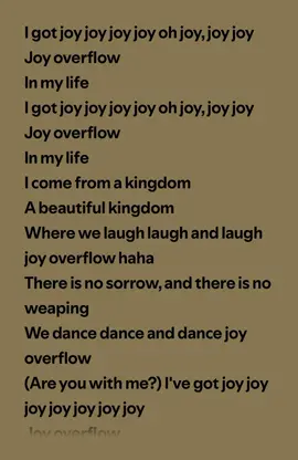 Joy Overflow #gospellyrics #gospelmusic #gospel #gospel_tiktok #easter 