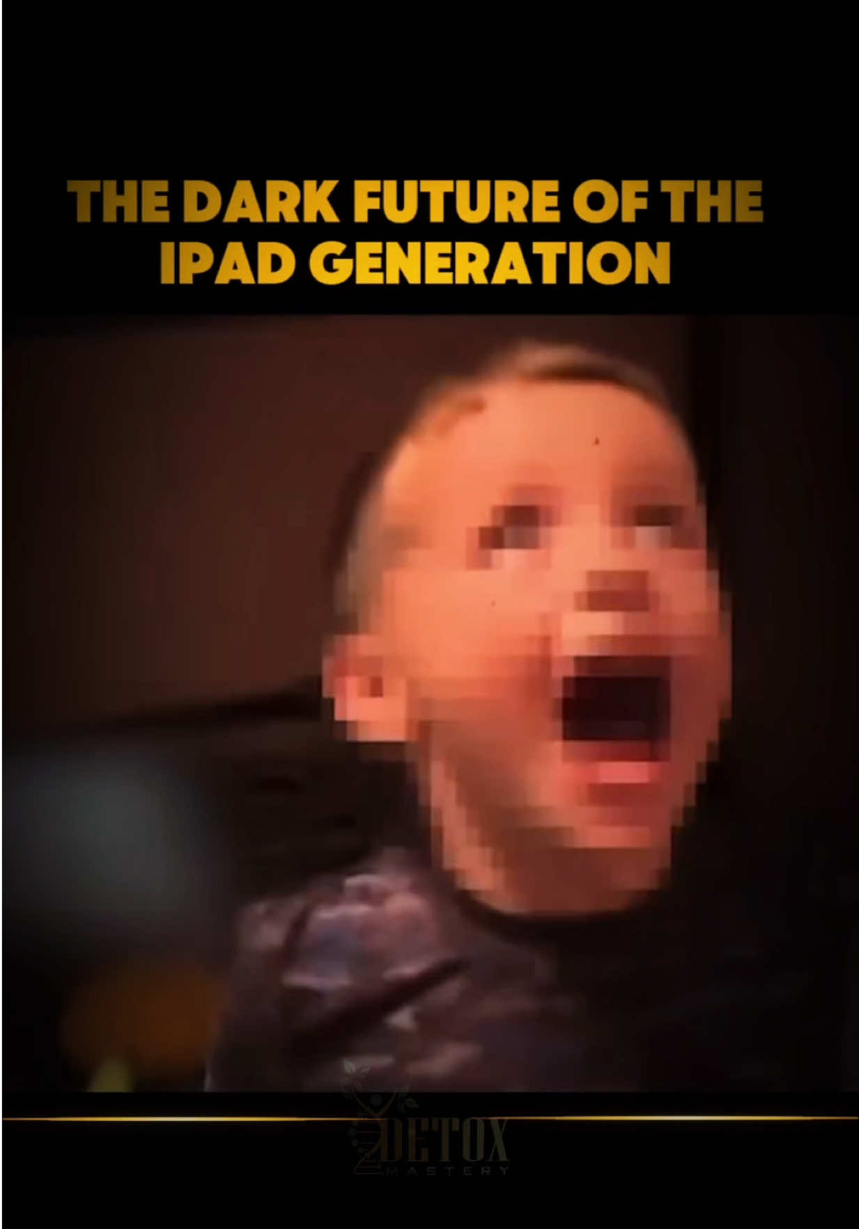 🚨 The “IPad Kid” Epidemic Is Worse Than You Think…👇🏼Read Caption👇🏼 Kids born in 2010 panic without phones—addicted to screens, not play.  Tablets babysit, robbing them of outdoor fun and social skills.  They can’t fathom life without social media—sound familiar?  What’s this wiring their brains for long-term?  1️⃣ Limit Screen Time - Cap device use to boost real-world play.  2️⃣ Encourage Outdoors - Push kids into nature or group activities.  3️⃣ Model Balance - Ditch your own phone to set the example.  🧠 - Stay informed by following @detoxmasteryy  ✏️ - Comment “HEALTH” For Our Exclusive 7 Day Detox Programme (FREE for first 10 people only)  Credit -  @societywellness  #TechAddiction #ChildDevelopment #ScreenTimeRisk  #wellness #wellbeing #ipad #parents #parenting Based on insights from individuals, educational purposes only