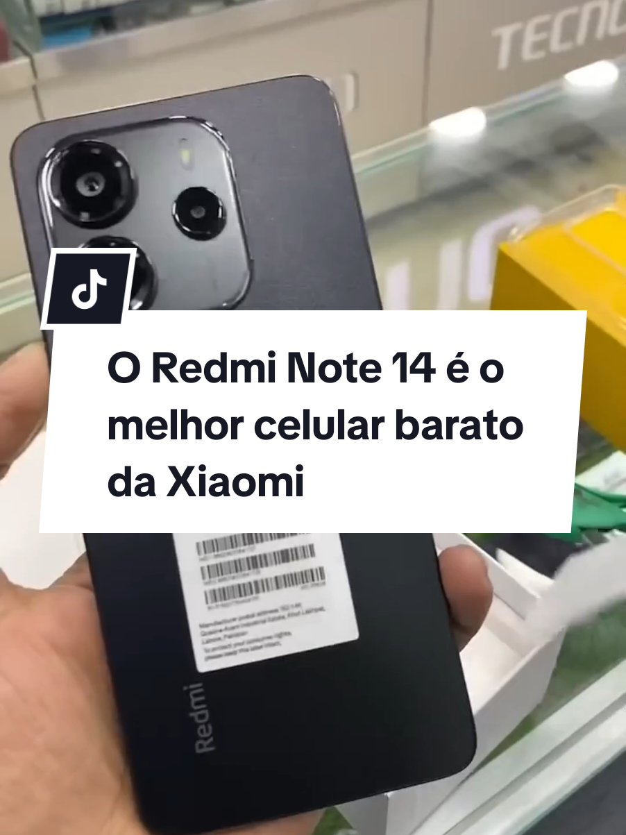 O Redmi Note 14 é o melhor celular barato da Xiaomi #redminote14 #celularbarato #xiaomi #celularxiaomi #celular 