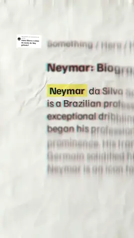 Respondendo a @guh.hv Tá aí, chefe! #neymar #fyp #fy