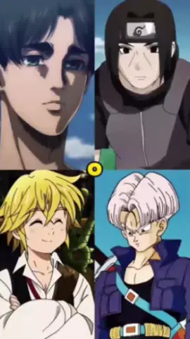 O que todos esses personagens têm em comum? DOR! É o que representa cada um deles! #meliodas #itachi #trunk #eren
