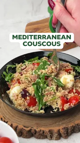 Easy, delicious, and packed with flavour☝️☝️ 😉 Try this delicious Mediterranean couscous with our basil infusions!