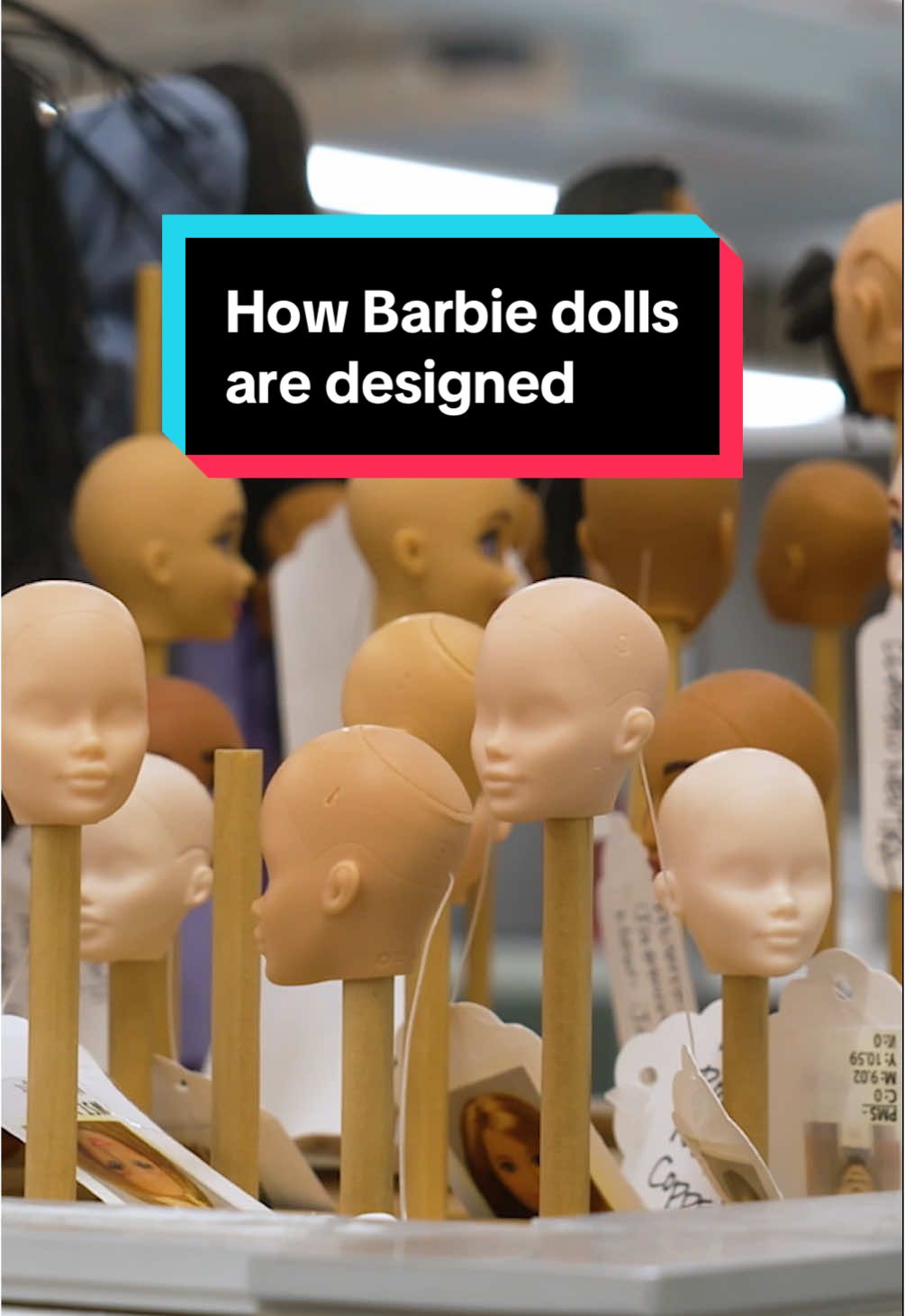 This is how #Barbie's diverse looks are made from scratch. #mattel #doll