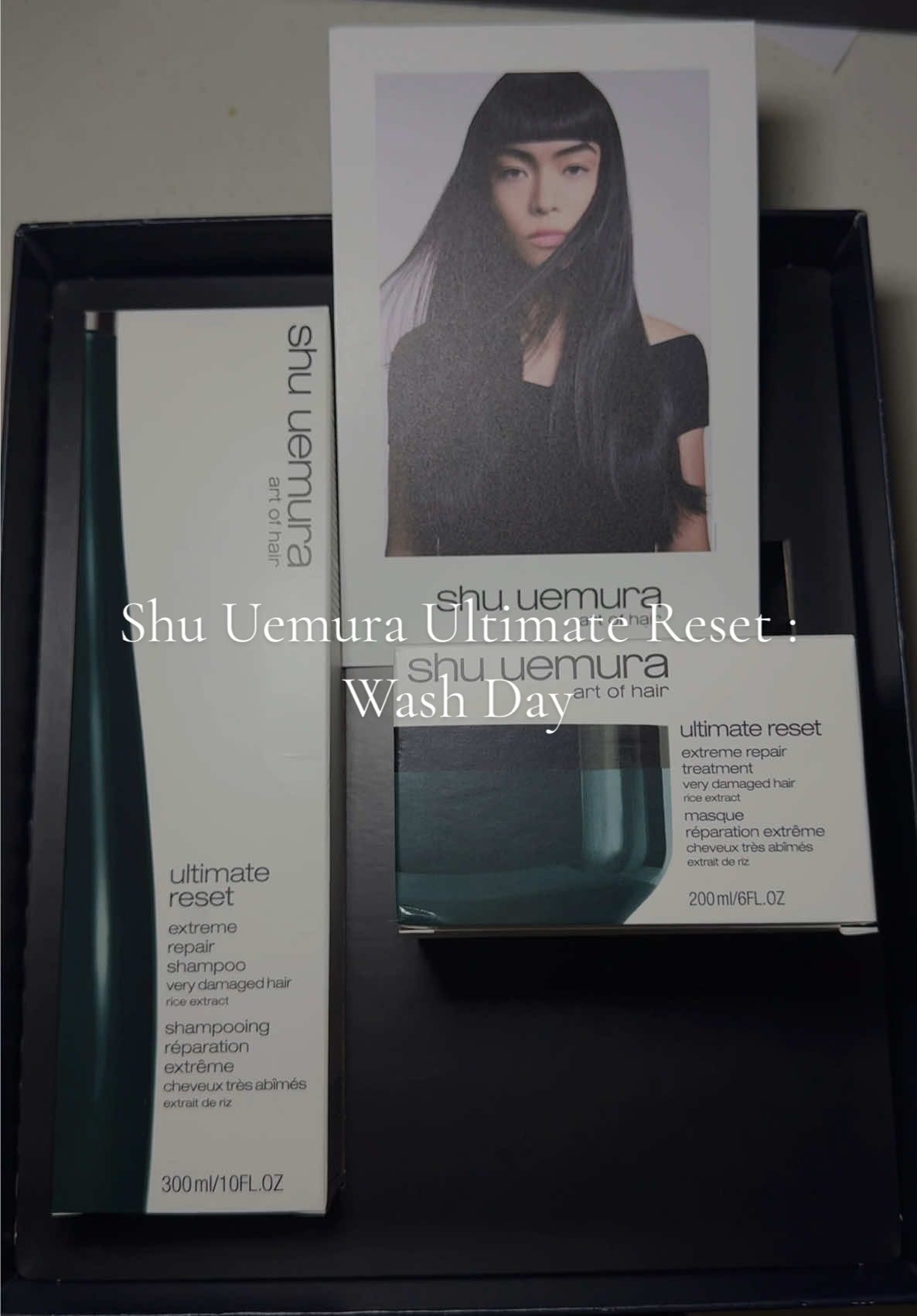 POV: your hair has never felt or looked this good ✨ my new wash day essentials, now available on Amazon! @Amazon @shu uemura #CapCut #shuuemura #amazon #collab #hairwashday #washday #hairmask #luxuryhair #luxuryhaircare #shampoo #hairmasks #blowdrybrush 
