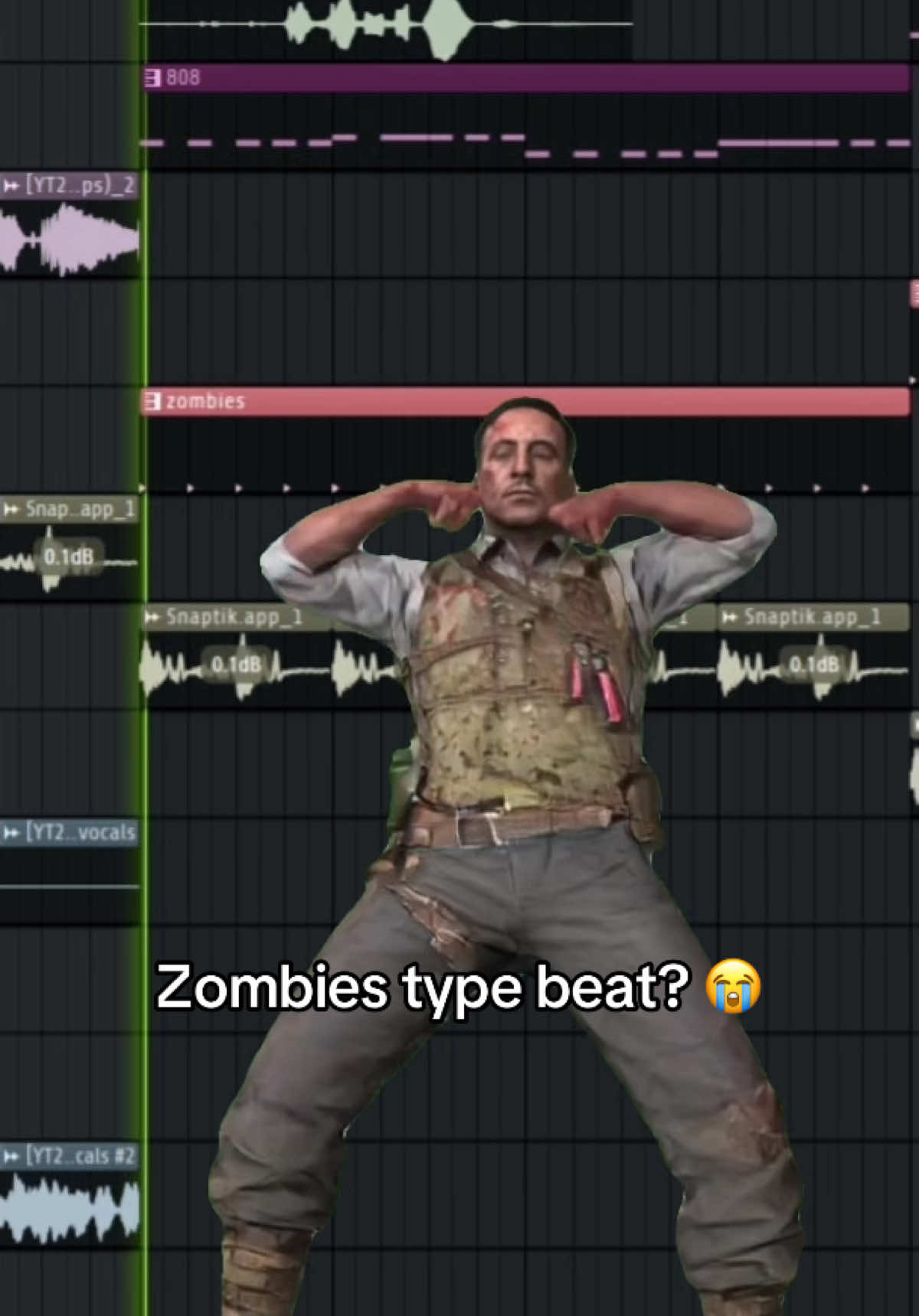 We making round 30 with this one 😭 #jerseyclub #jersey #producertok #zombies 