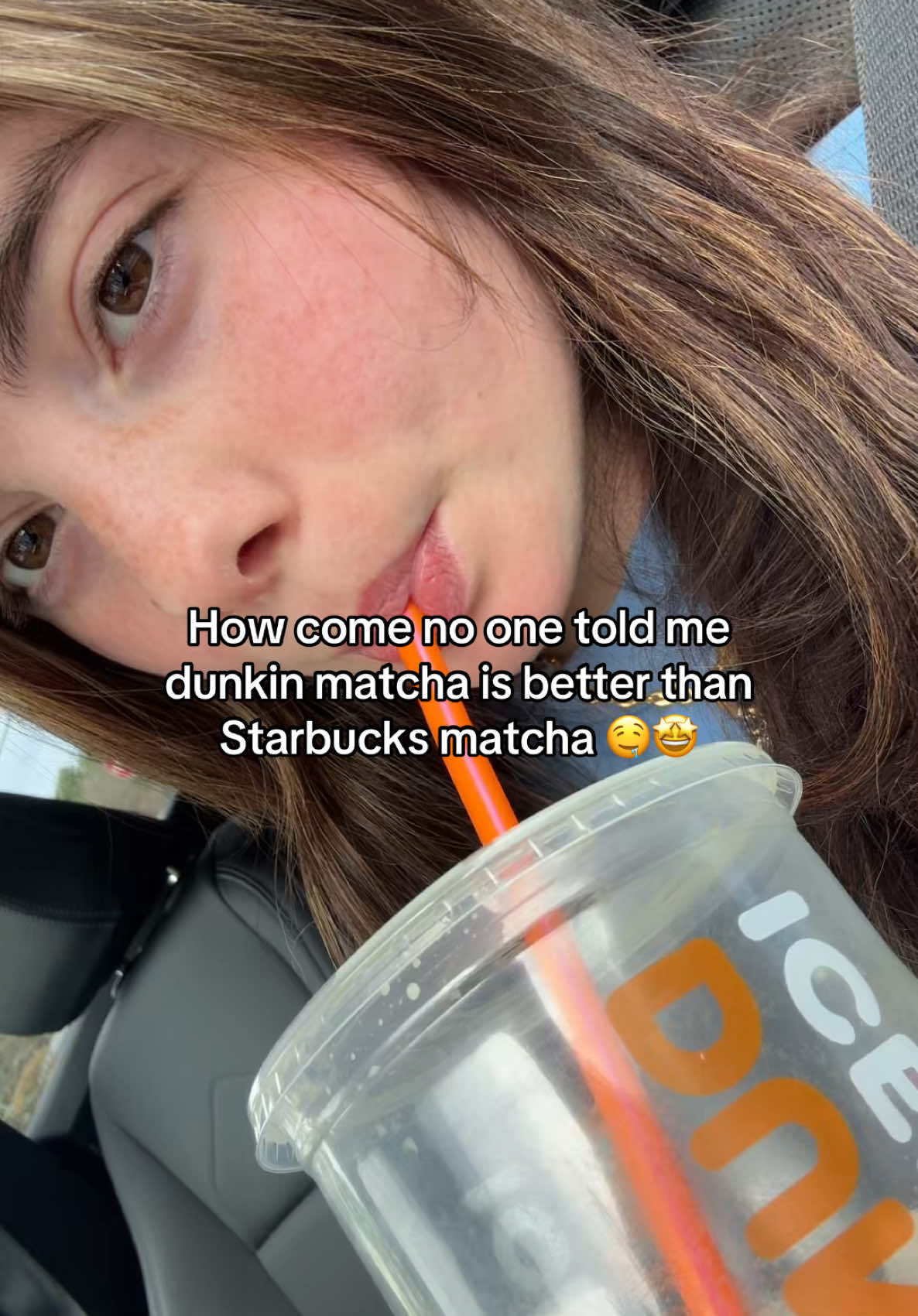 I’m obsessed!!! Don’t get me wrong I love my Starbucks but Dunkin’s matcha hits different    #fyp #foryoupage #matcha #matchalattes #dunkin #starbucks  @Dunkin'  