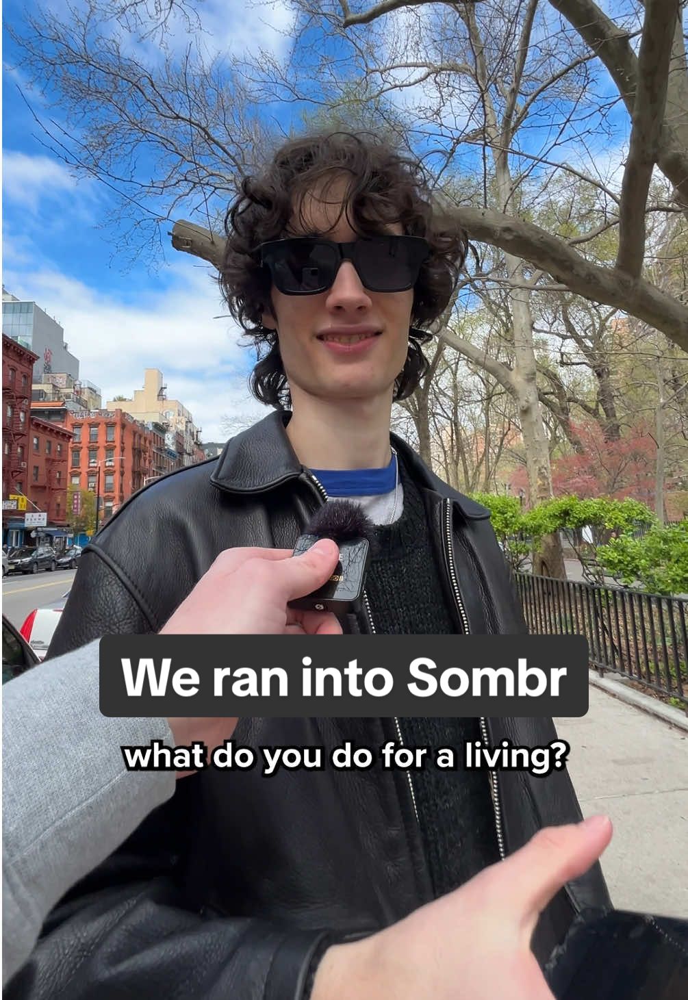 What does @sombr do for a living? #whatdoyoudoforaliving #sombr #backtofriends #newmusic #singer #interview #nyc #undressed 
