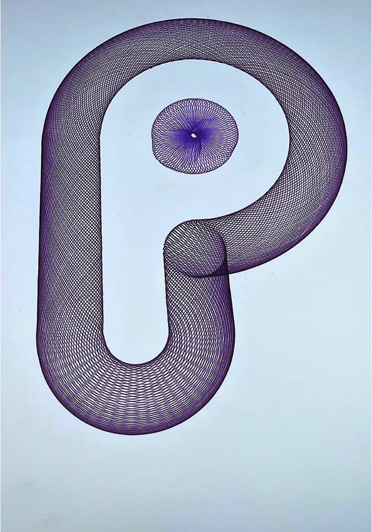 When the Lines Came Together to Create the P #spirographshr #asmr #art #usa🇺🇸 #satisfying #usa #pattern #amazing #viral 