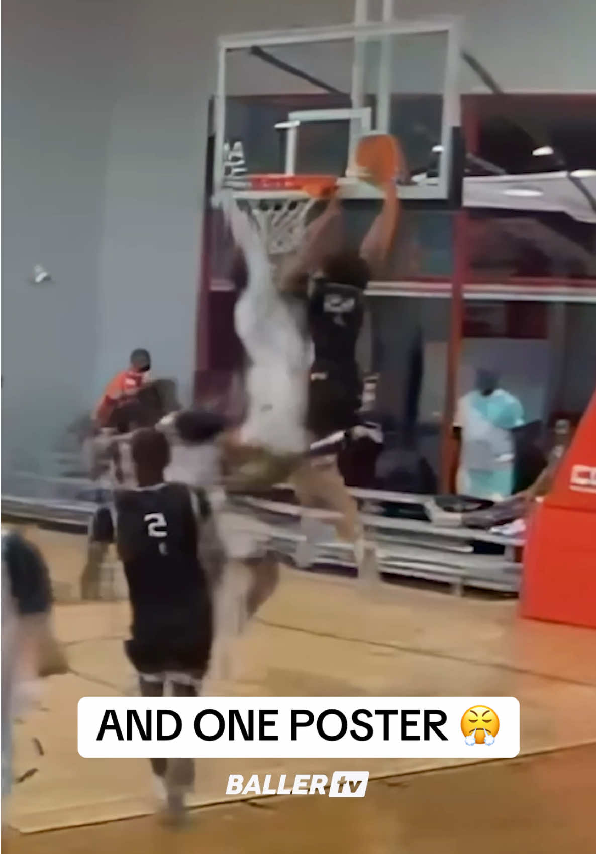 HAMMERED IT ON HIM 🤯🔨  @MADE Hoops 