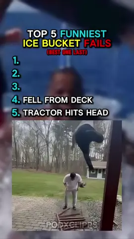 TOP 5 FUNNIEST ICE BUCKET CHALLENGE FAILS #fyp #foryou #viral #icebucketchallenge #topfive