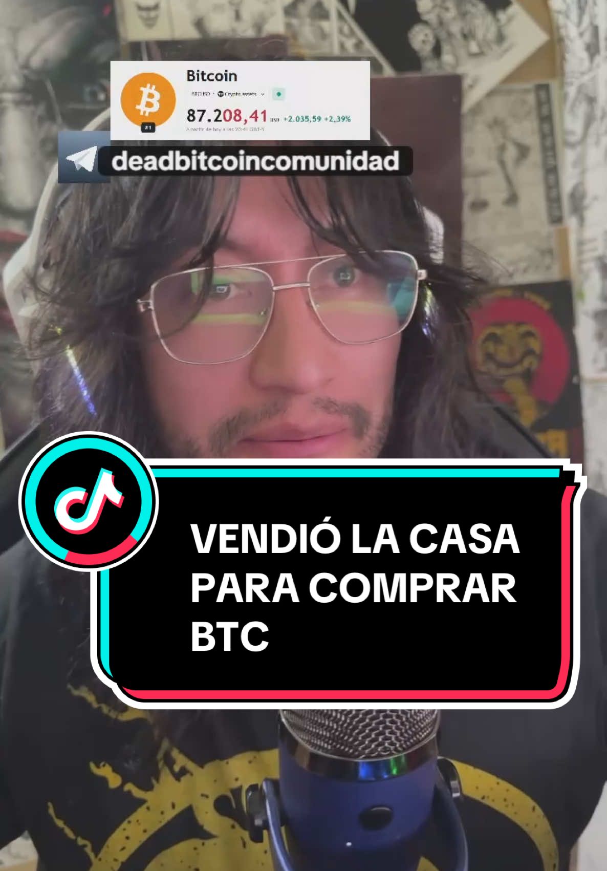 Vendió la casa para comprar Bitcoin #bitcoin #btc #crypto #criptomoneda #TikTokLIVE 