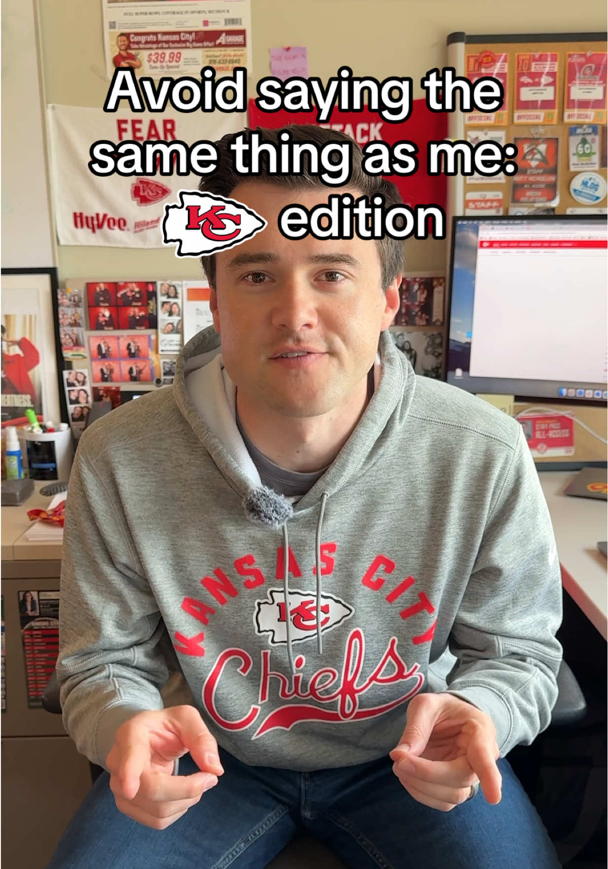 Don’t say the same thing as us! 🤫 #kansascitychiefs #nfl #football #trivia 
