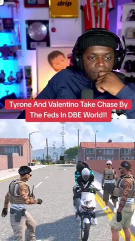 Tyrone tries, tries and tries again to escape the feds 😂😂 #gta #gtaonline #roleplay #100k #tyrone #gaming #dbe #gtarp #fyp @Tyrone 