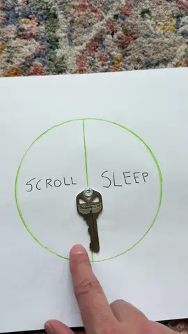 Pick one: Sleep (because I follow ThatSleepDoc) Scroll (but I’ll follow ThatSleepDoc)