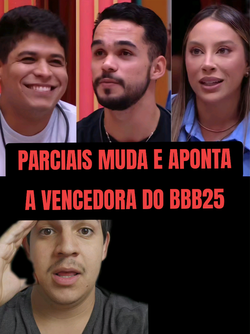 Parciais muda e aponta verdadeira Campeã do BBB25 entre Joao, Renata e Guilherme 