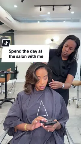 Come spend the day with me as a salon owner and hairstylist💁🏽‍♀️ I’m curious, which one of these looks would you like to see a styling breakdown of? I’m talking hair assessment, product choices, and the full transformation from start to finish…Let me know😉 #dayinmylifevlog #hairsalonlife #dayinthelifeofahairstylist #naturalhairtiktok #spendthedaywithme 