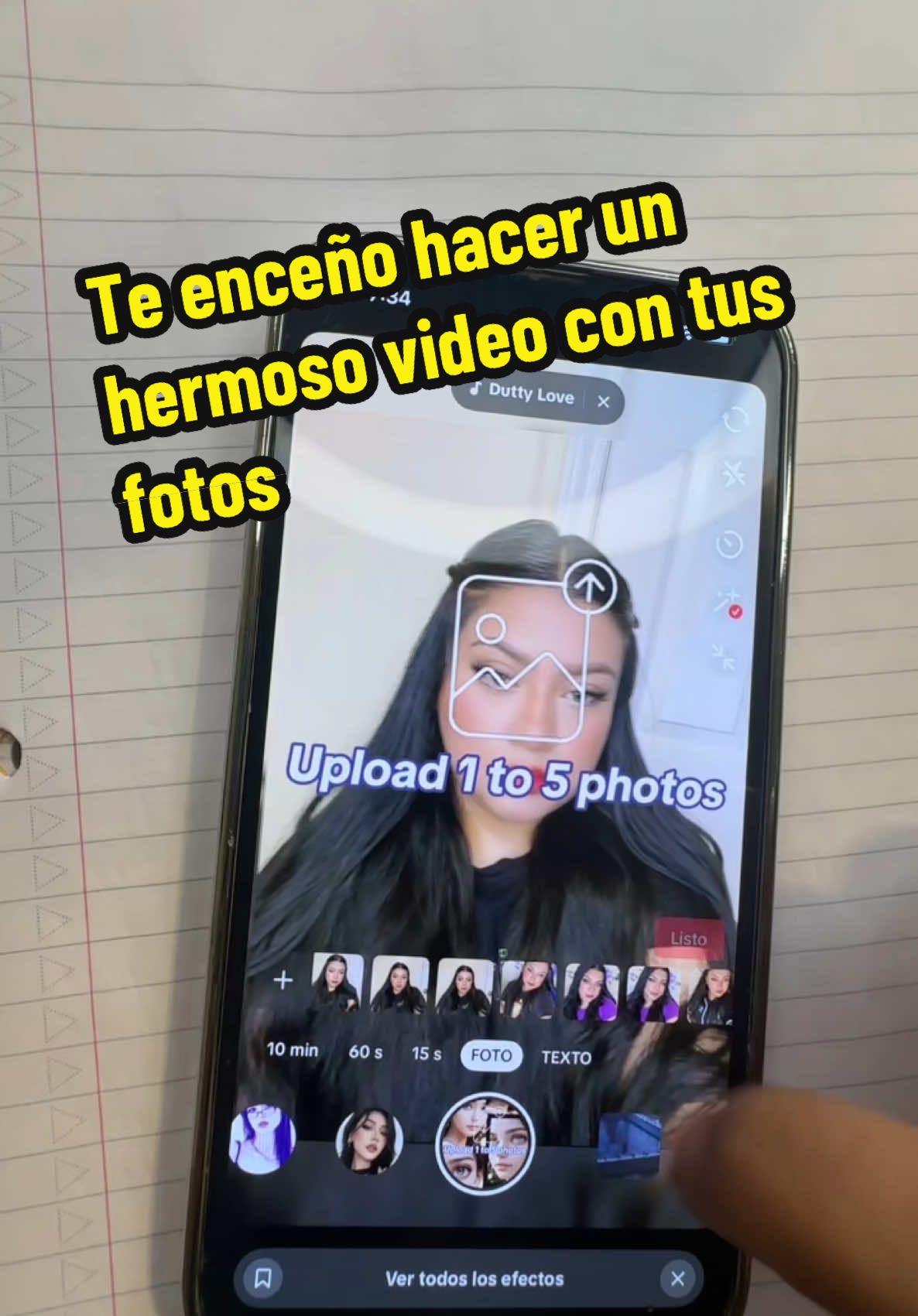 Hermoso video con tus fotografías #photoTK6 #videodefotos #AprendeEnTikTok 