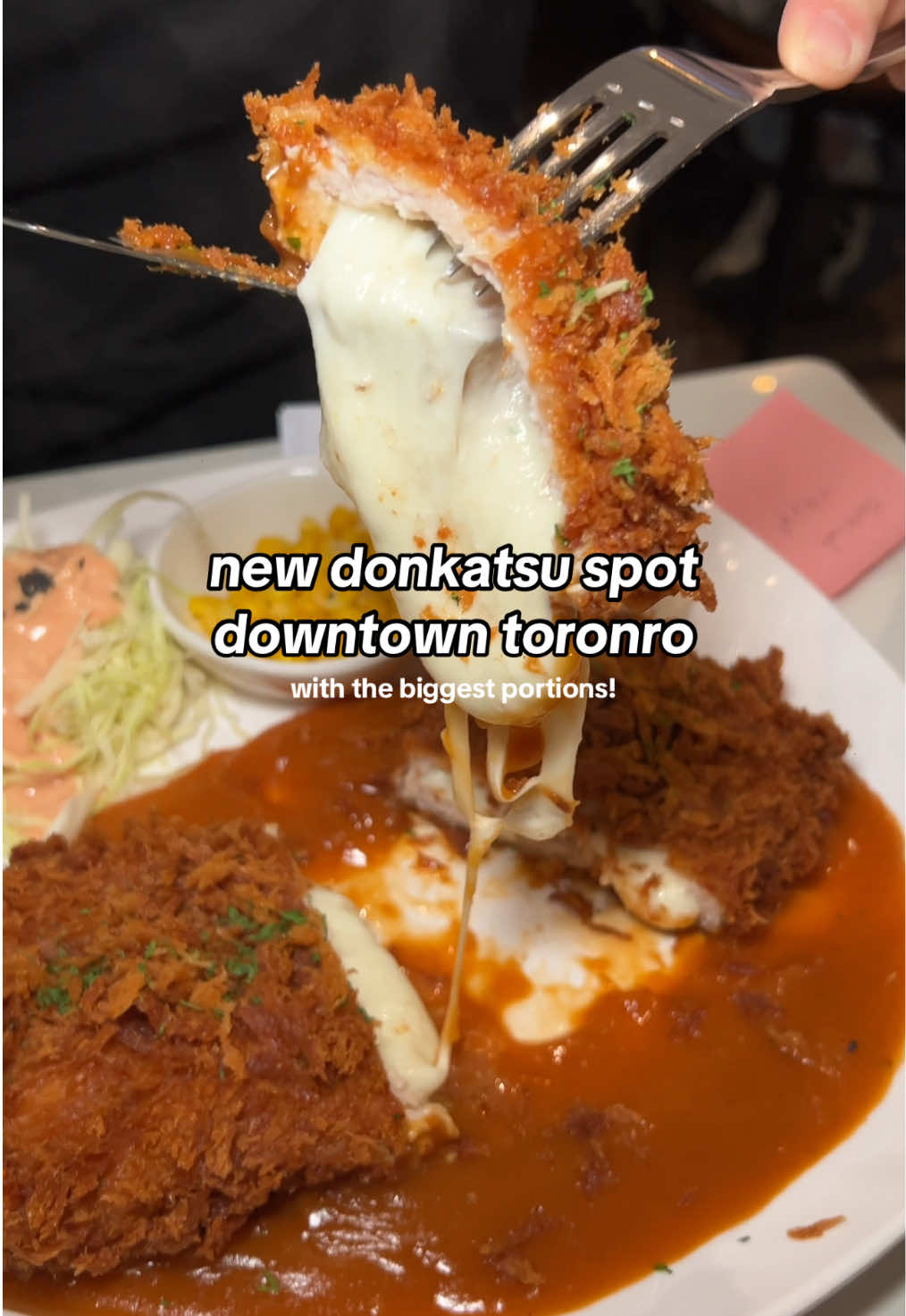 The portions are massive here! @Brown Donkatsu Canada has a new location downtown. I personally liked it over the North York and Markham locations since everything tasted more fresh. Plus they now have tteokbokki on the menu #invited  We ordered level 1 spicy for the katsu but it was barely spicy, so if you can handle spice get at least level 2. The buldak chicken is spicier so stick with the first level 📍Brown Donkatsu  487 Bloor St W (Bloor and Bathurst/Spadina) #katsu #donkatsu #browndonkatsu #koreanfood #koreankatsu #tteokbokki #downtowntoronto #newrestaurant #torontofood #torontorestaurant #WhereToEat #bloorstreetwest 