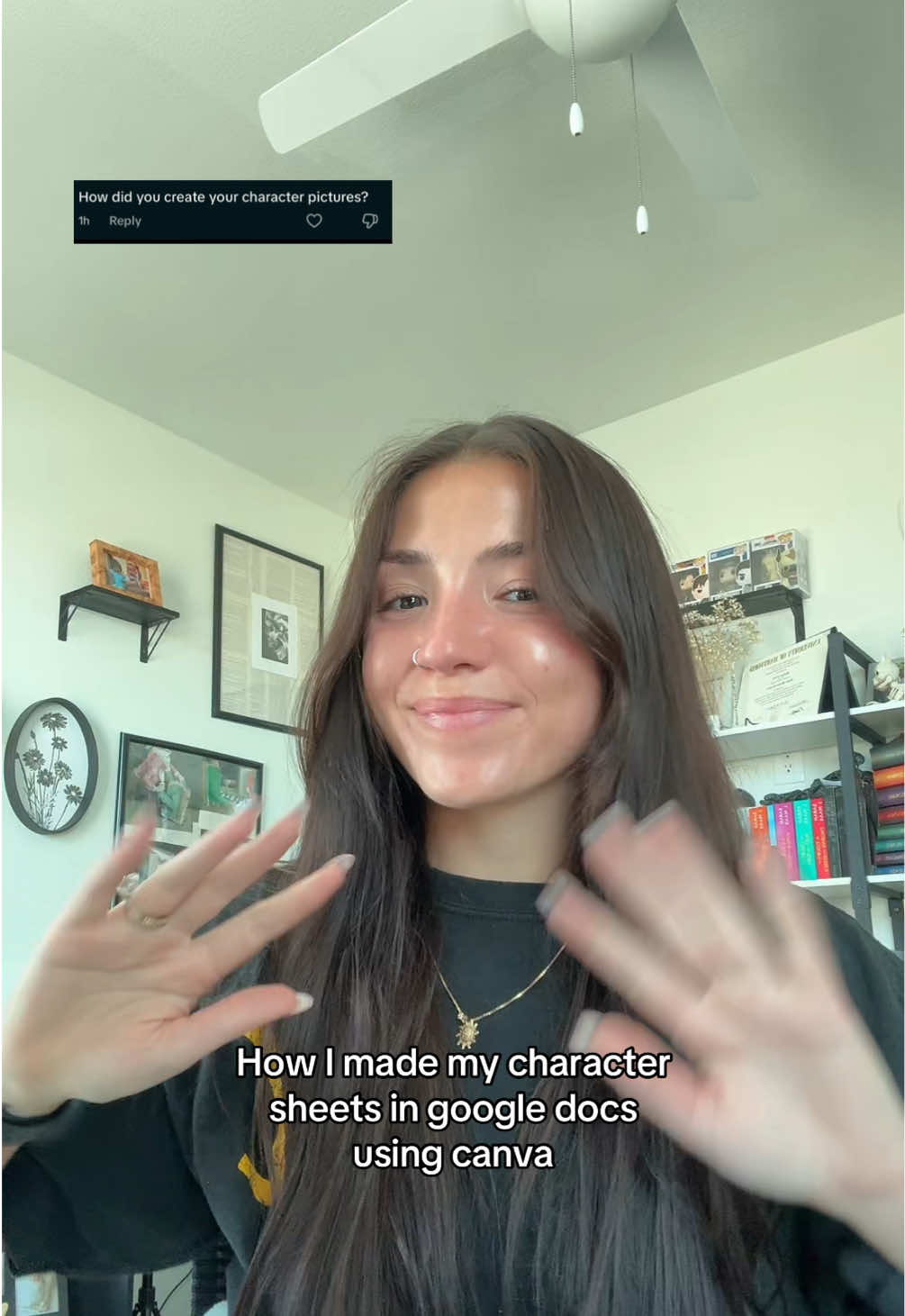 How I made my character sheets in google docs using canva 📝 #authorsoftiktok #howtowriteabook #authorsoftiktok #writer #writingabook #writingtips 