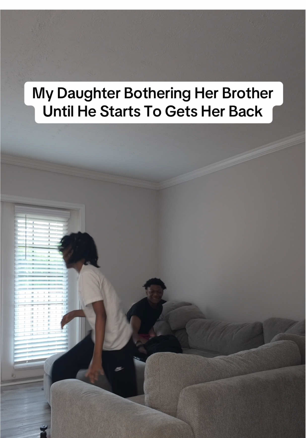 Why do these two bother each other like this every day? #momlife #momhumor #Kidsbelike #siblingsbelike #brothersisterlove 