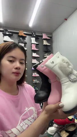 Girls PU Leather Long Boots with Zip Closure - No Heel - Size 26-35 for Kids Fashion Accessories soft and comfortable -Color Black,Pink, White