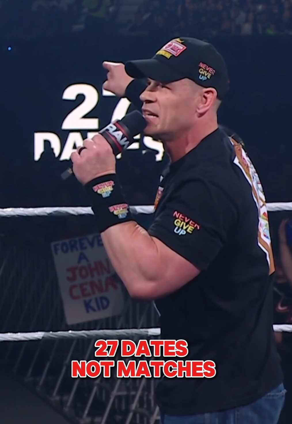 27. DATES. The clock is ticking ⏰ #WWE #JohnCena 
