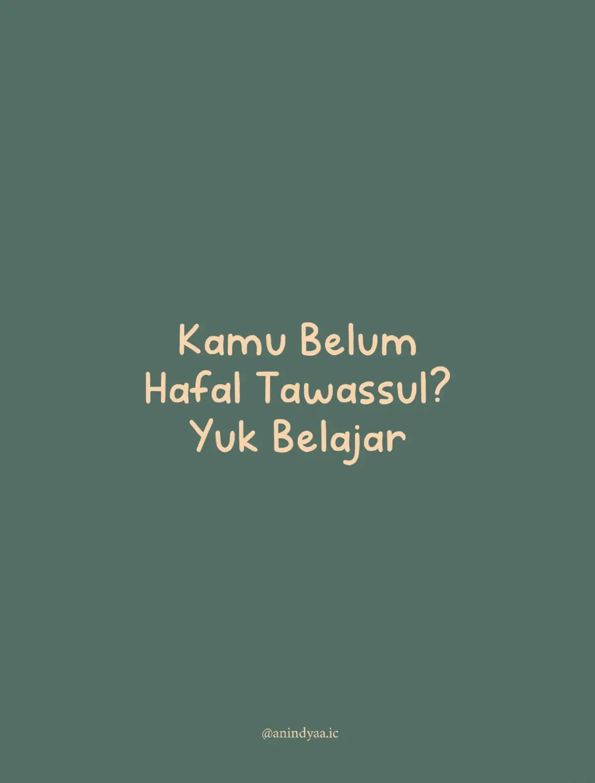 Ib Instagram @bellabelinda.rn #tawassul