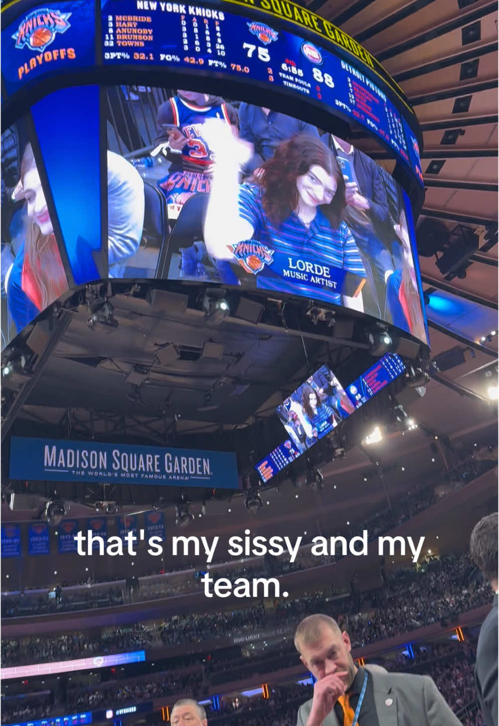 the knicks are everything to me. and my sissy. 