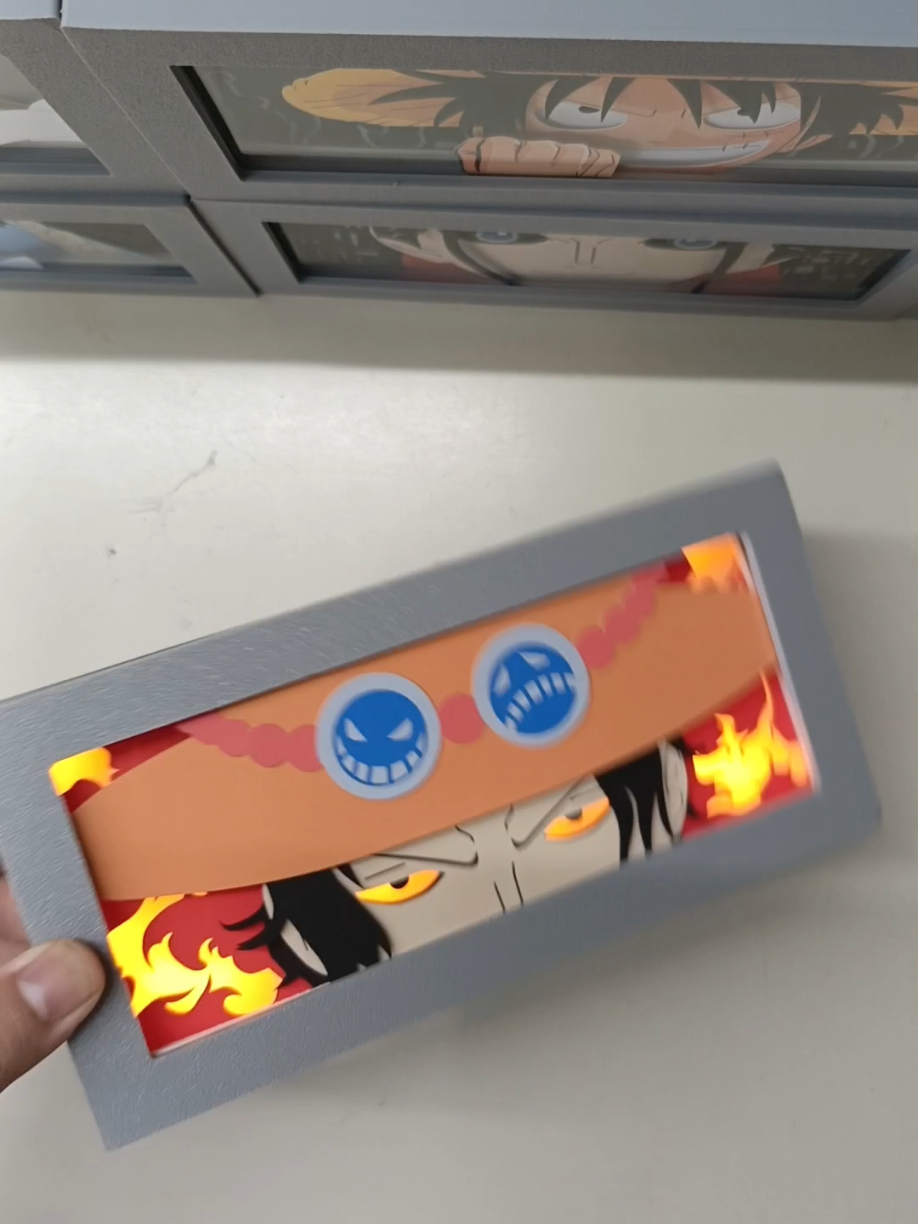 ace 2 3d anime lightbox  #animelightbox #3danimelightbox  #lamputiduranime #genkolightbox #ace #onepiece 