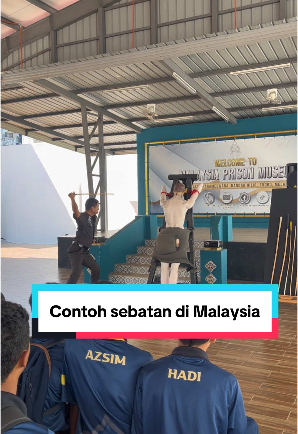 Contoh sebatan di Penjara Malaysia. #penjara #sebatan #melaka #hukuman 