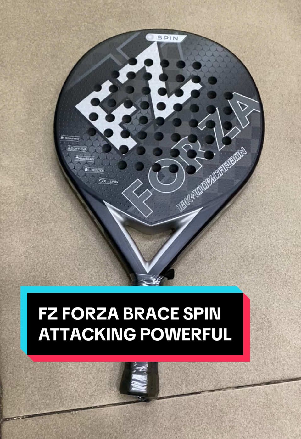 READY STOCK FZ FORZA BRACE SPIN ATTACKING POWERFUL 🔥🔥 #padel #padeljakarta #raketpadel #raketpadeloriginal #raketpadelmurah #padelmurah #padeloriginal #padelvideos 