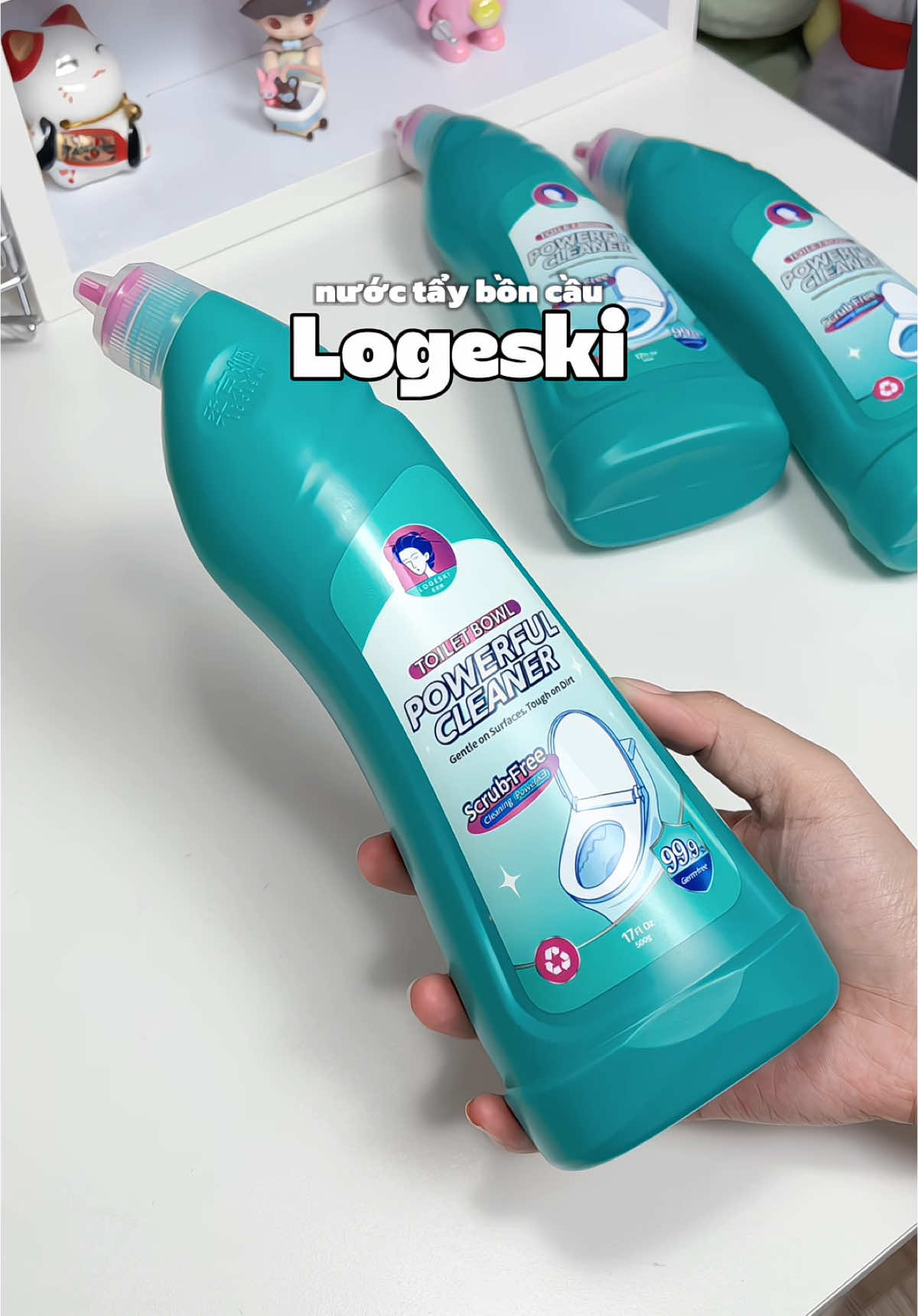 Nước tẩy bồn cầu Logeski tẩy sạch lắm í🫧#xh #xuhuong #fyp #mytamnunbox #viral #logeski #nuoctayboncau #nuoctayboncaulogeksi 