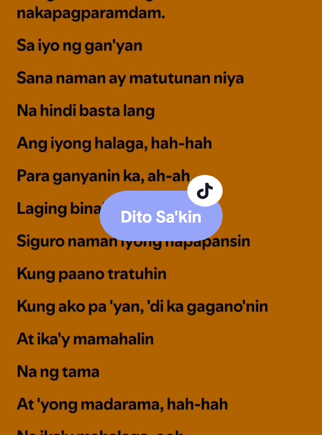Dito Sa'kin🎶 by: Earl Agustin #ditosakin #earlagustin #lyrics #spotify #kantakamuna🎤🎶 #oooooomerr_ #fyp 