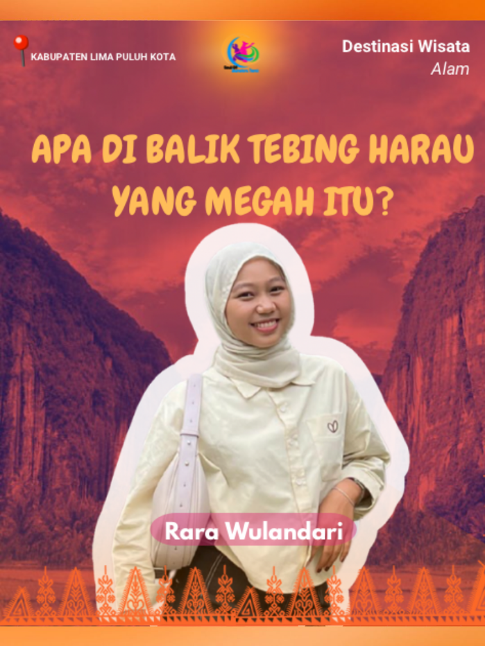 [RARA WULANDARI- LEMBAH HARAU KABUPATEN LIMA PULUH KOTA] Hallo Dunsanak 🙌🏻 Soul of Sumatera Barat bukan cuma soal bentuk, tapi tentang rasa. Tentang hangatnya budaya Minangkabau, indahnya alam, dan ramahnya orang-orang di Ranah Minang. Lembah Harau bukan sekadar destinasi wisata, melainkan ruang refleksi alam yang menawarkan ketenangan, keindahan, dan makna. Di tengah tekanan akademik dan transisi hidup, tempat ini menjadi pengingat bahwa alam selalu punya cara sederhana untuk menyembuhkan dan menginspirasi. #soulofsumbar #pesonasumaterabarat #pesonanamakabupaten #Eksplore Minang