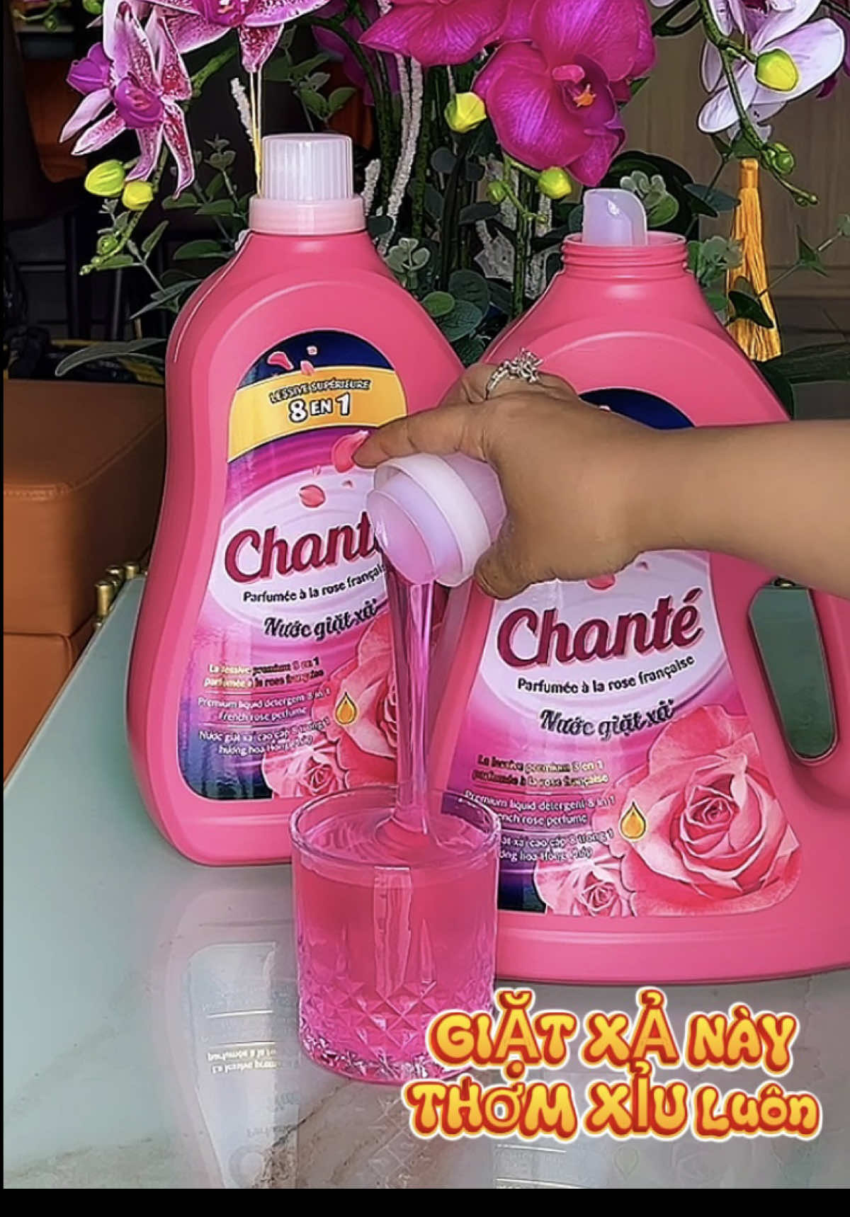 Nước Giặt Xả Này Thơm Xỉu- Vừa giặt vừa xả 8in1 