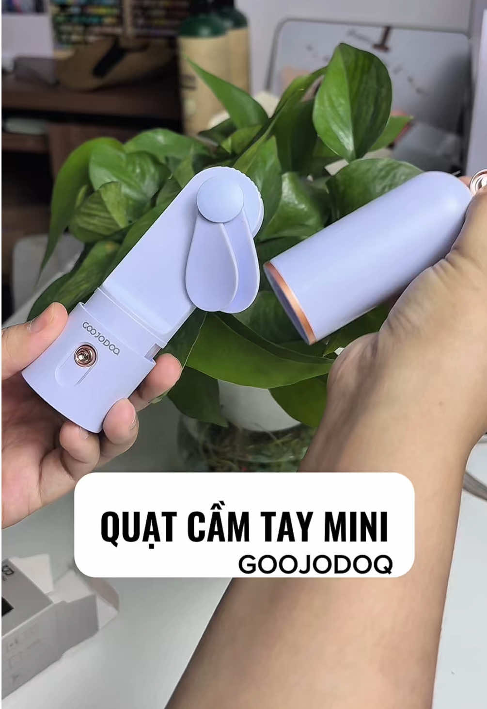 Quạt mini goojodoq #quatmini #quatcamtay #quatgoojodoq #goojodoq #review #taphoacohuongvpp #xOngTho #zocoby #xuhuongtiktok 