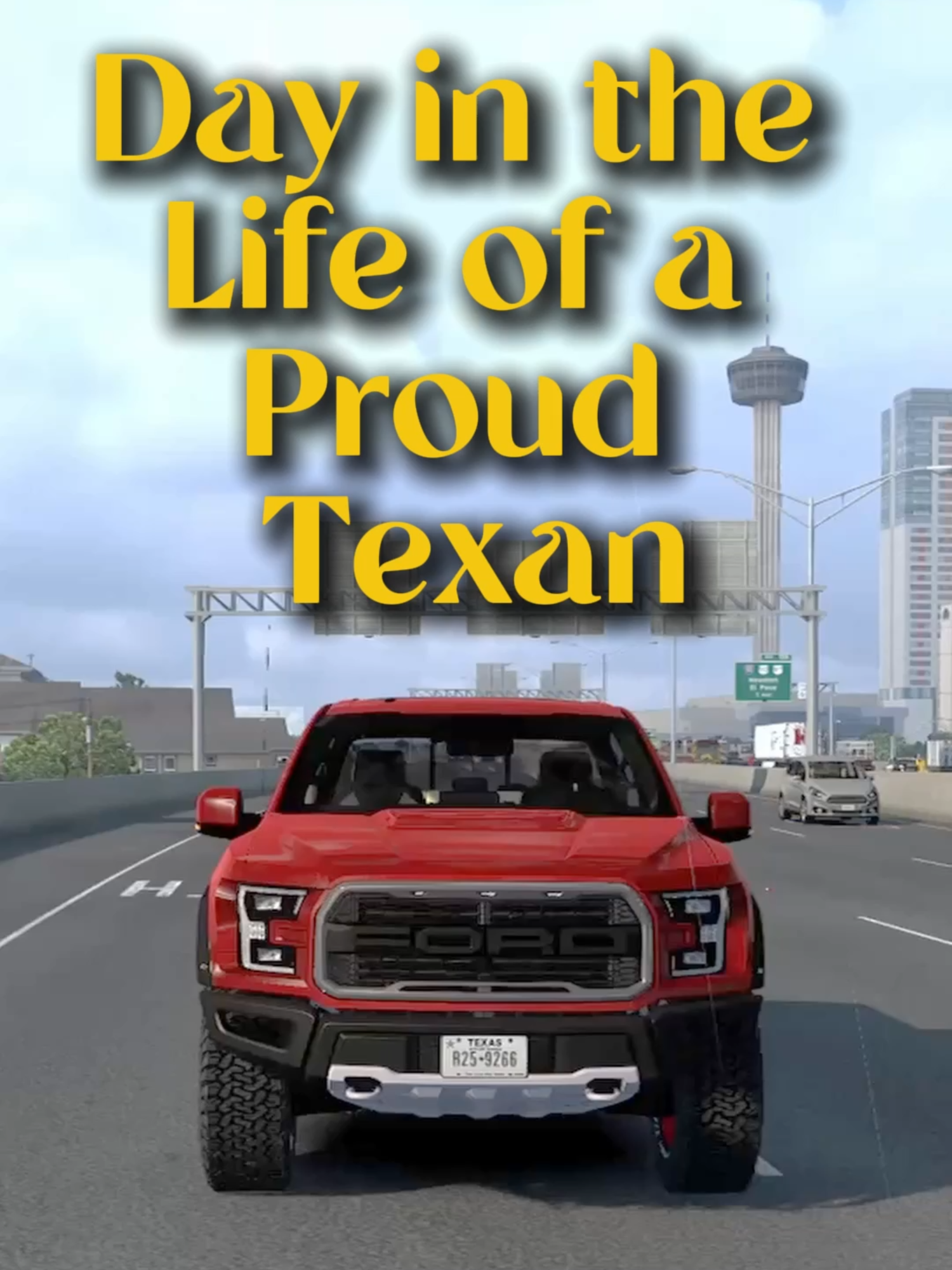 Day in the Life of a Proud Texan 🤠🚚🇨🇱🛣️ Game: American Truck Simulator #satire #comedyvideo #americantrucksimulator #memes😂 #sanantonio #newbraunfels #bucees #americacore🚘🏈🍔🇺🇸 #texas #texascore😍😍 #almostforgotthisisthepoint #satx210 The Ford F-150 Raptor is a high-performance off-road variant of the F-150 pickup truck. The standard Raptor features a 3.5-liter twin-turbocharged EcoBoost V6 engine producing 450 horsepower and 510 lb-ft of torque, paired with a 10-speed automatic transmission and four-wheel drive. The Raptor R model is equipped with a 5.2-liter supercharged V8 engine that delivers 720 horsepower and 640 lb-ft of torque. Both models come with FOX Dual-Live Valve shocks, 37-inch all-terrain tires, and multiple terrain management modes. The interior includes leather upholstery, heated and ventilated front seats, and a 12-inch touchscreen infotainment system with SYNC 4, Apple CarPlay, and Android Auto. Safety features include Ford Co-Pilot360 with adaptive cruise control, lane-keeping assist, and a 360-degree camera system. The Raptor has a towing capacity of up to 8,200 lbs and a payload capacity of approximately 1,410 lbs. Pricing starts at around $77,980 for the standard Raptor and approximately $112,825 for the Raptor R. Buc-ee's in New Braunfels, Texas, is renowned as one of the largest convenience stores in the world, spanning over 66,000 square feet. Opened in 2012, it offers an extensive range of products, including freshly prepared barbecue, a variety of snacks like Beaver Nuggets, and a wide selection of merchandise. The store features more than 100 fuel pumps, ample parking, and exceptionally clean restrooms, which earned it the 