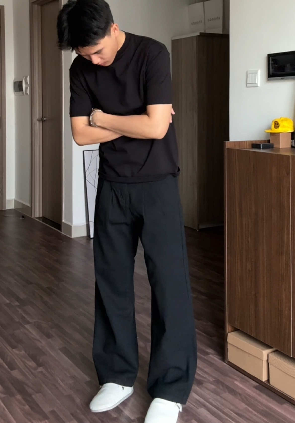 riết tủ đồ toàn quần ống rộng thoi #outfit #fyp #capman 