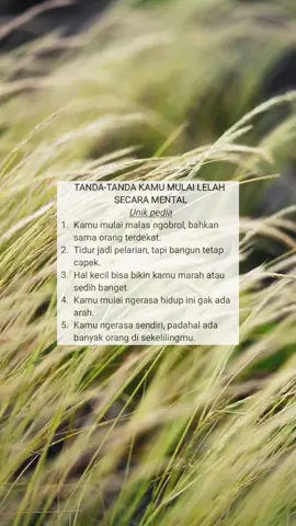 Tanda kamu mulai lelah secara mental #fyp #unikpedia #inspirasidiri #faktapsikologi #motivasihidup 