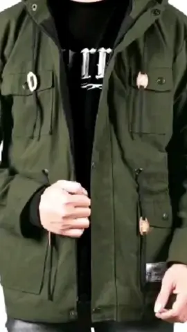 jaket paraka baby canvas army 