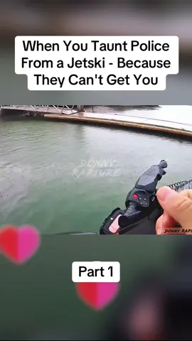 When You Taunt Police From a Jetski - Because They Can't Get You#cops #copsoftiktok #police #policeofficer #bodycam #crime #truecrime #truestory #foryou #fyp 